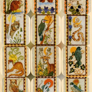 Native American Geburts Totems Kreuzstich Bundle - 12 Tiere + 4 Clan Zeichen