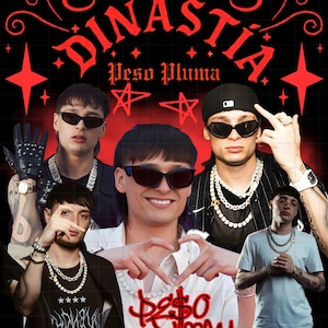 Peso Pluma Dinastia PNG-Dateien; Digitaler Download. PNG bereit Druck zum T-Shirt