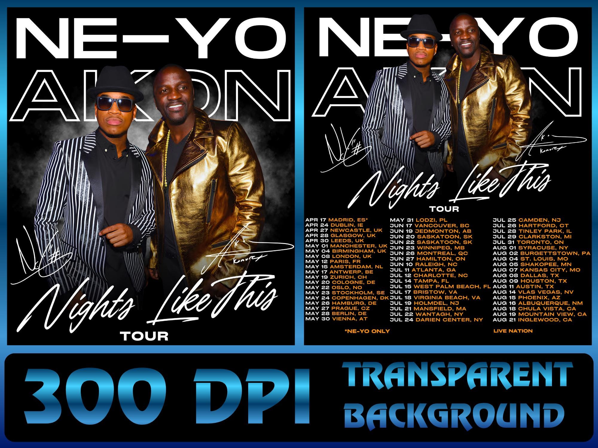 Neyo and Akon Tour - Etsy Denmark