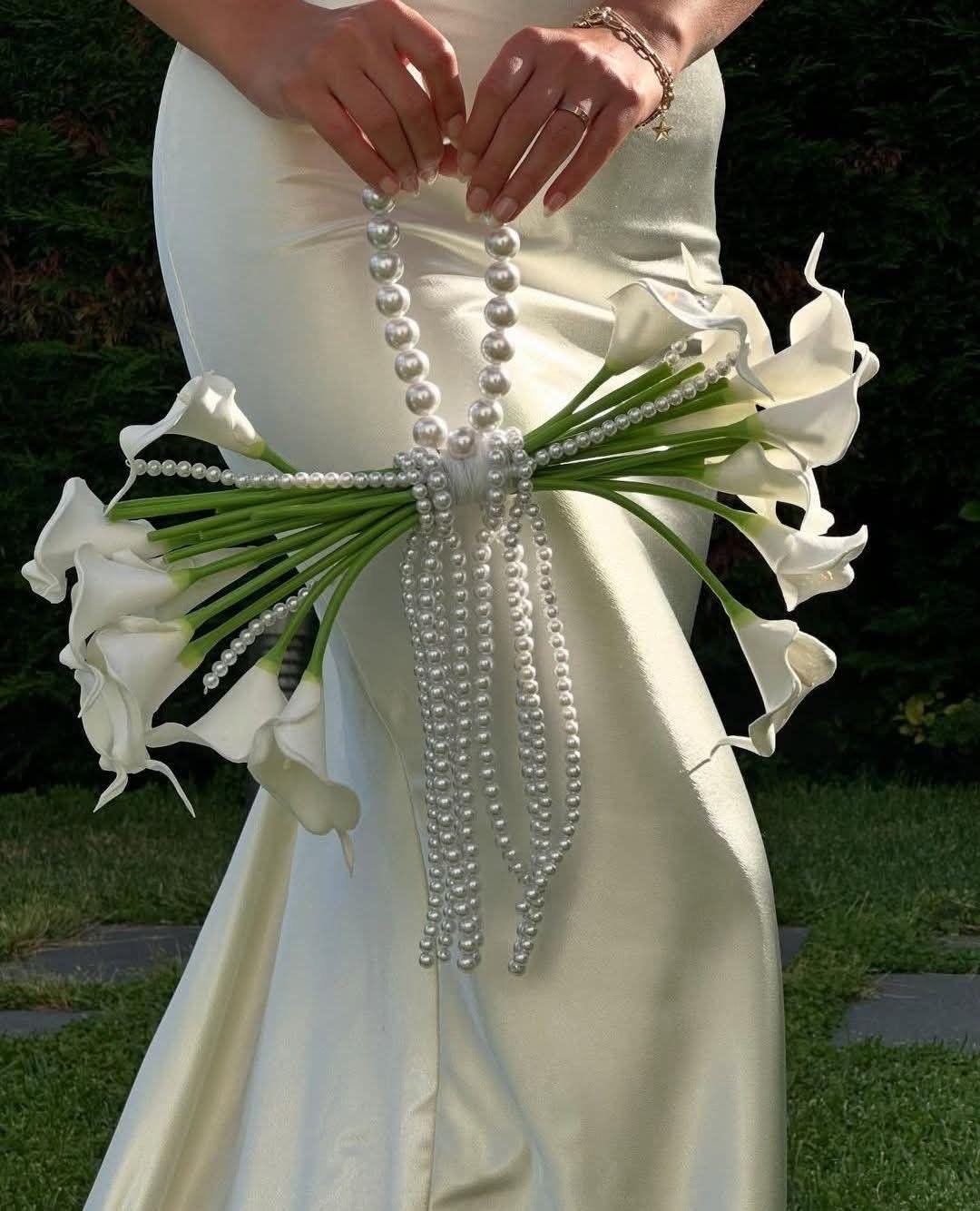 Pearl Calla Lily Bouquet