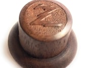 Small Solid Wood Hand Made Zenith Knob - Antique Radio Repair