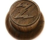 Reproduction 1936-1937 Zenith Radio Knob - Solid Walnut Wood