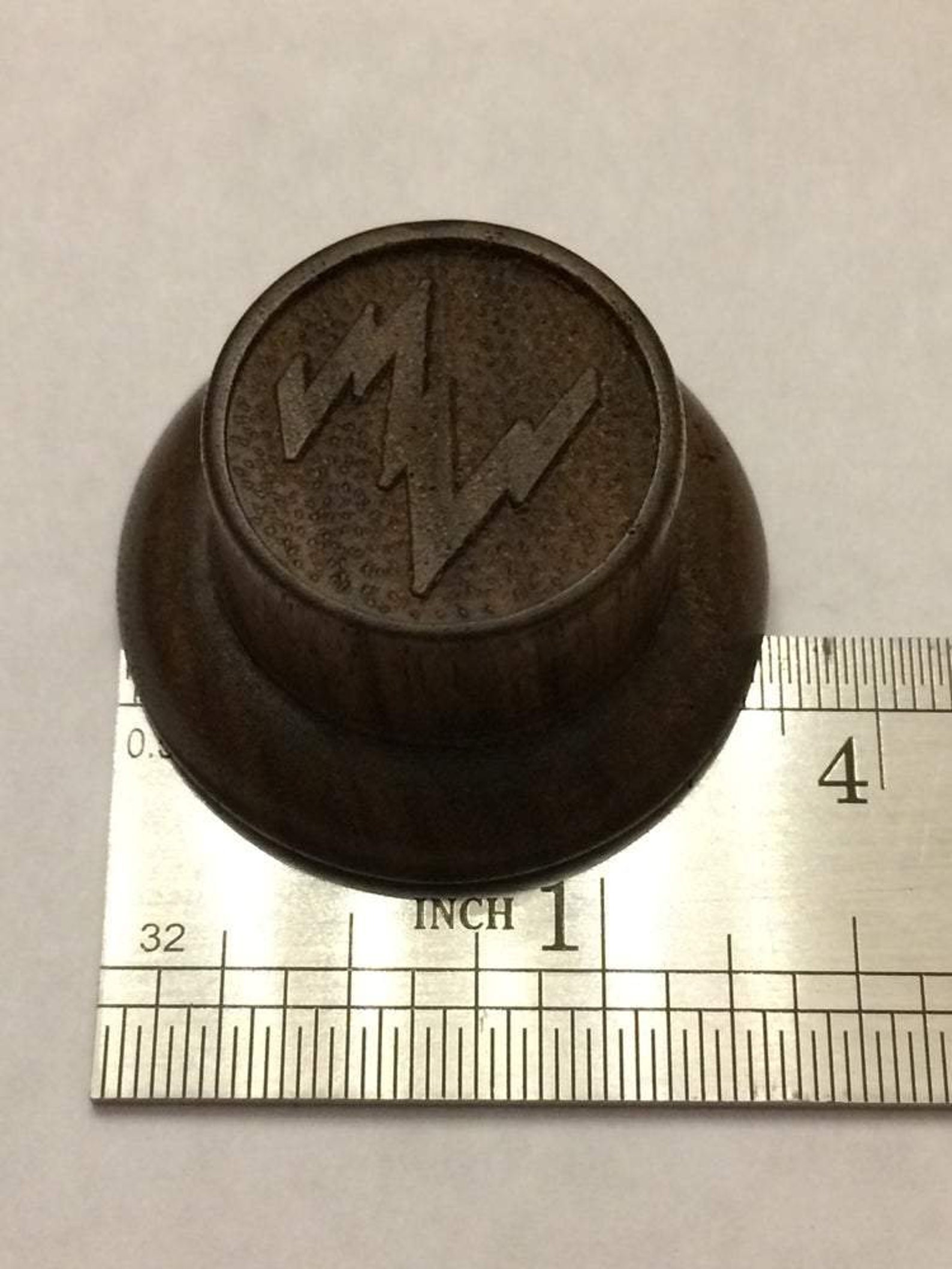 Reproduction 19361937 Zenith Radio Knob Solid Walnut Wood Etsy