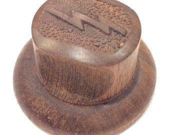 1936 Reproduction Zenith Pinch Knob - Solid Wood