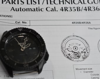 Seiko Movement 7S 4R Service & Regulation - SKX, Seiko5, Recraft, Turtle, Samurai, Cocktail Time, etc.