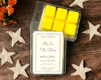 It's IN THE STARS Clamshell Wax Melts - Scallop - Tarts - Wax Bars - Clamshell Wax - Cubes - Scented Wax - Wildflowers Spring Summer