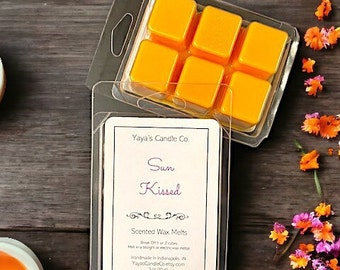 SUNKISSED Clamshell Wax Melts - Tarts - Scallops - Cubes - Snap Bars - Strong Scents - Non Foods - Spring - Summer - Scents