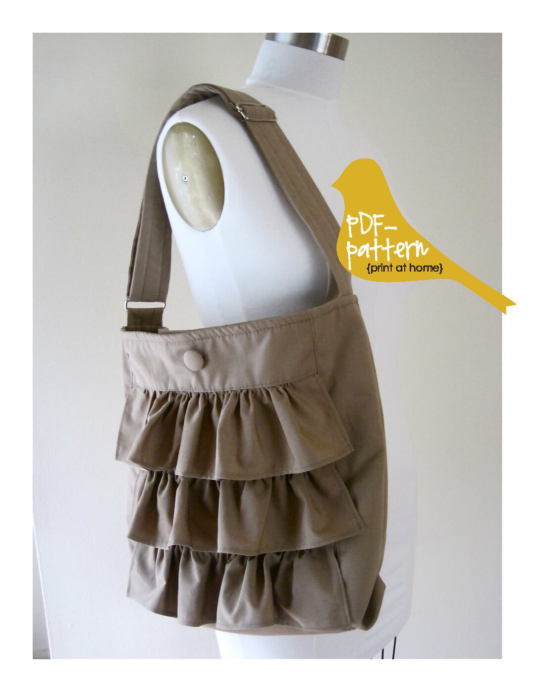 Ruffle Bag PDF (INSTANT DOWNLOAD Sewing Tutorial) - Etsy