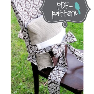Patrón de costura para silla infantil con amarre en formato PDF (DESCARGA INMEDIATA)