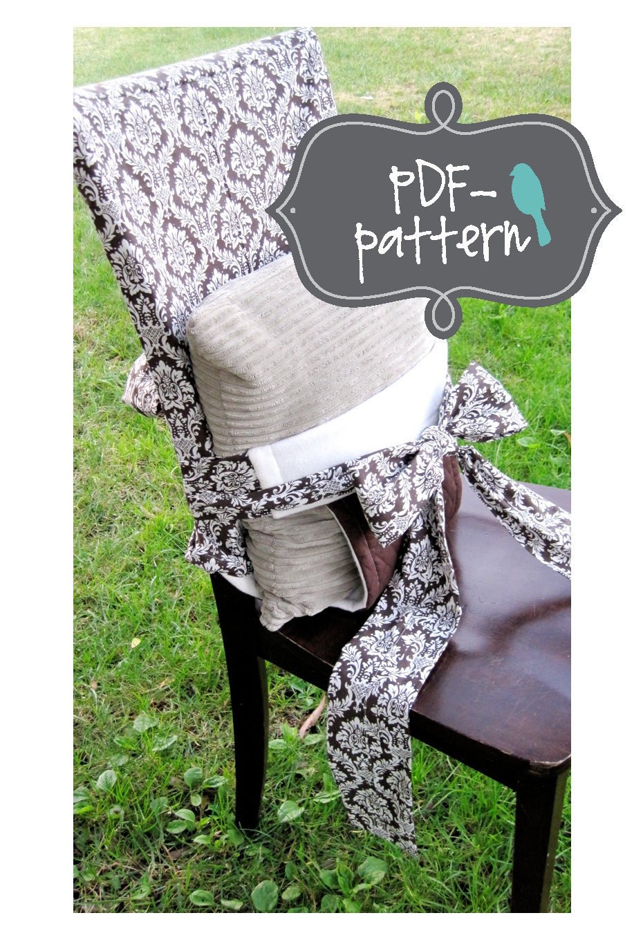 PDF Pattern High Chair Cover / Patron Et Tuto PDF Housse Chaise
