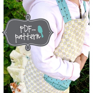 Little Girl Apron PDF (INSTANT DOWNLOAD Sewing Pattern)