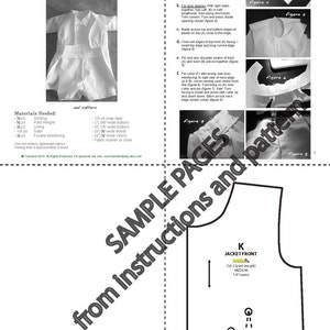 Medium Baby Tuxedo PDF INSTANT DOWNLOAD Sewing Pattern image 5