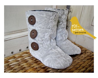 High-Top Boots PDF (INSTANT DOWNLOAD Sewing Pattern)