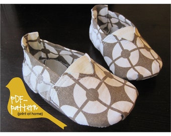 Canvas Shoe PDF (INSTANT DOWNLOAD Sewing Pattern)