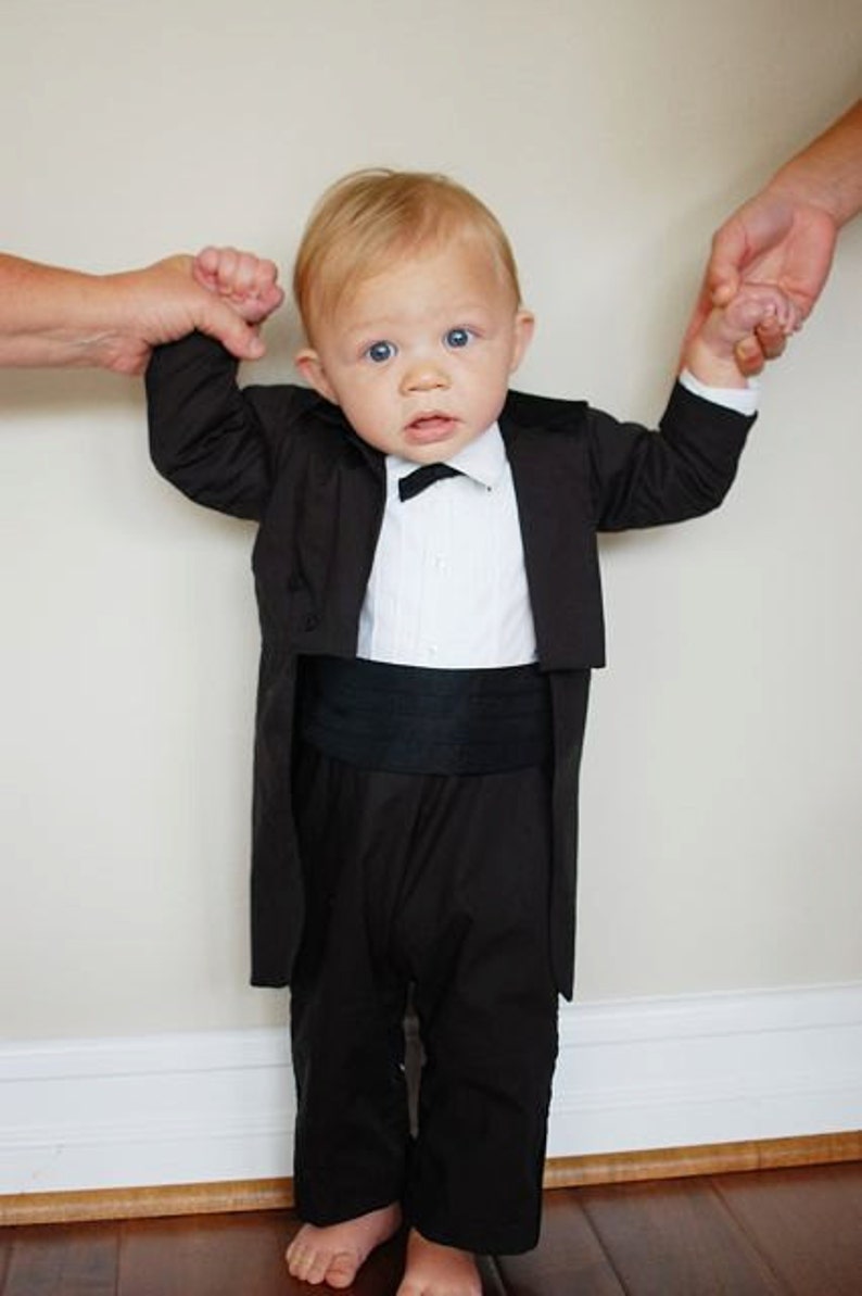 Medium Baby Tuxedo PDF INSTANT DOWNLOAD Sewing Pattern image 4