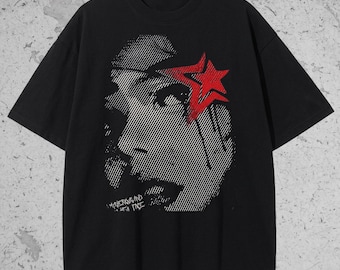 Oversized Graphic Tees | Japanese streetwear  | Dark Aesthetic Alt Goth Shirt | streetwear shirt  | Unisex Grunge Top