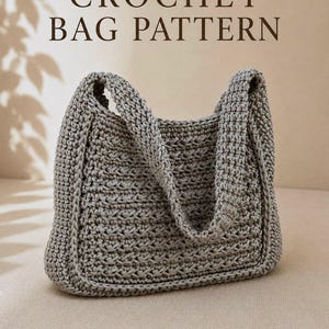 Crochet Handbag and Shoulder Bag Pattern PDF Shoulder Bag Women's Handbag