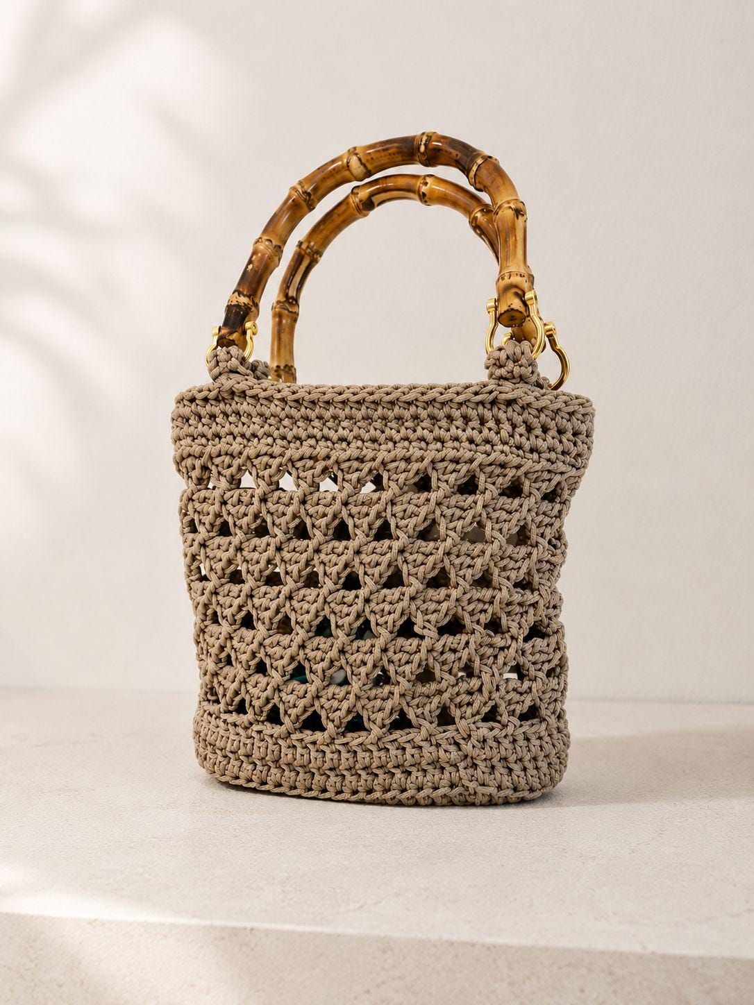 バッグ Handbag Versatile Crossbody With Coin Pocket Women's Handmade Bamboo Top