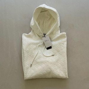 Felpa vintage Christian Dior bianca - Taglia L