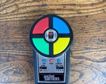 1980 Pocket Simon Electronic Memory Game by Milton Bradley