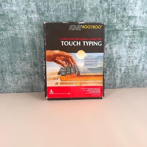 Atari 400/800 Touch Typing Computer Program Cassettes with Manual | 1980
