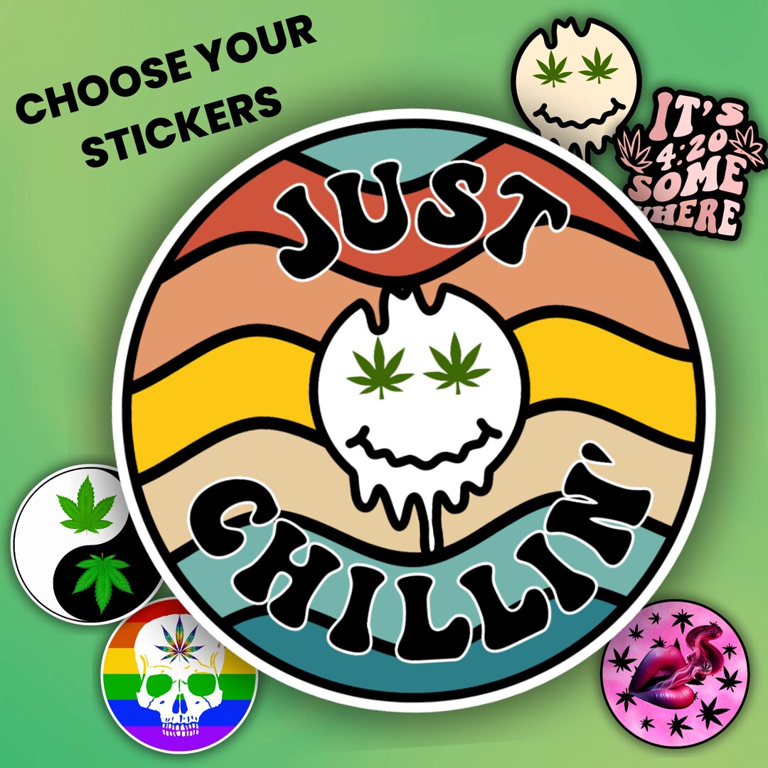 Weed Stickers | Custom Sticker Bundle - Etsy