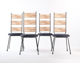 Set of 4 Dining Chairs by Arthur Umanoff