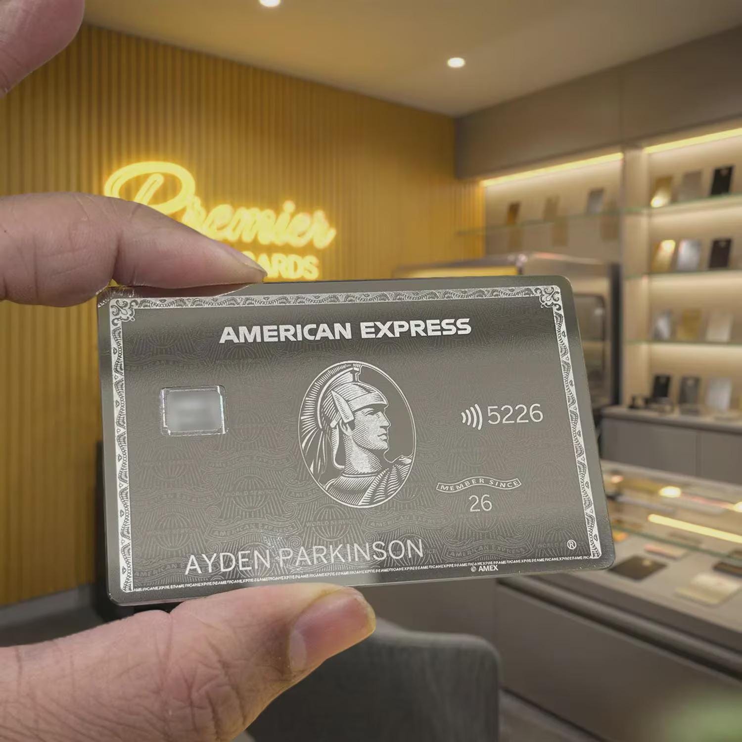 Custom Black Card Amex - Etsy