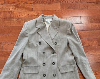 Vintage 1990s Evan Picone double-breasted blazer and skirt