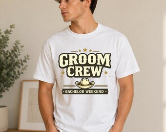 Groom Crew Shirt, Bachelor Party Shirt, Team Groom Tee, Bachelor Weekend Shirt, Groomsmen Matching Shirt, Nashville Bachelor Trip Tee