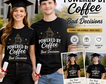 College Burnout Shirt Funny Graduation Tee Powered by Caffeine Class of 2026, Funny Grad Gift Shirt