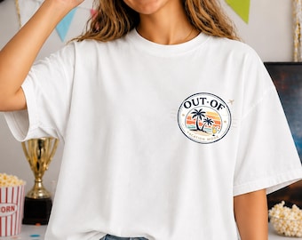 Out Of Office Shirt, Vacation Mode Tee, Tropical Summer Graphic Shirt, Beach Vacation Tshirt, Retro Travel Aesthetic Tee