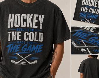 Hockey Shirt Built For The Cold Ice Hockey Shirt Hockey Player Gift Sports Tee