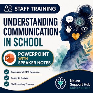 Understanding Communication in School CPD Training | Staff Meeting PowerPoint | Behaviour Is Communication | Autism & SEND Training