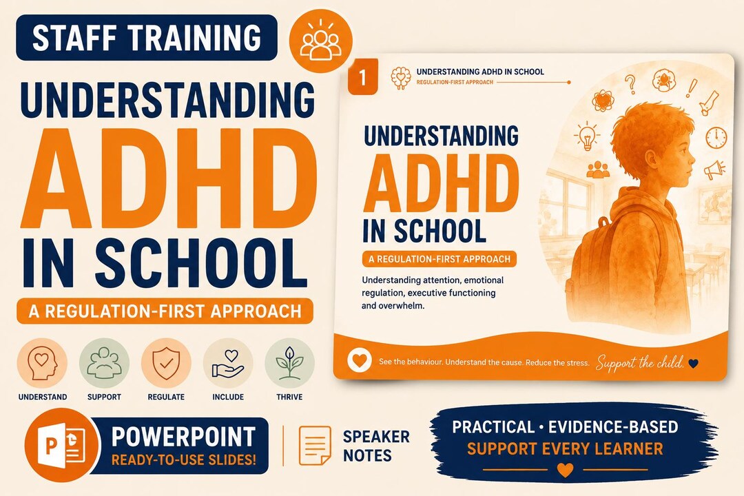 Understanding ADHD in School | ADHD Staff Training Powerpoint | Teacher ...