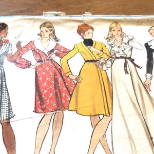 Dress vogue vintage sewing pattern 2764. 5 different designs, long or knee-length.  uk size 10