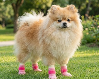 Anti-Rutsch-Hundepfoten-Stiefel | weiche Sohle Haustier-Schuhe | Welpen Mesh Schuhe für kleine Hunde