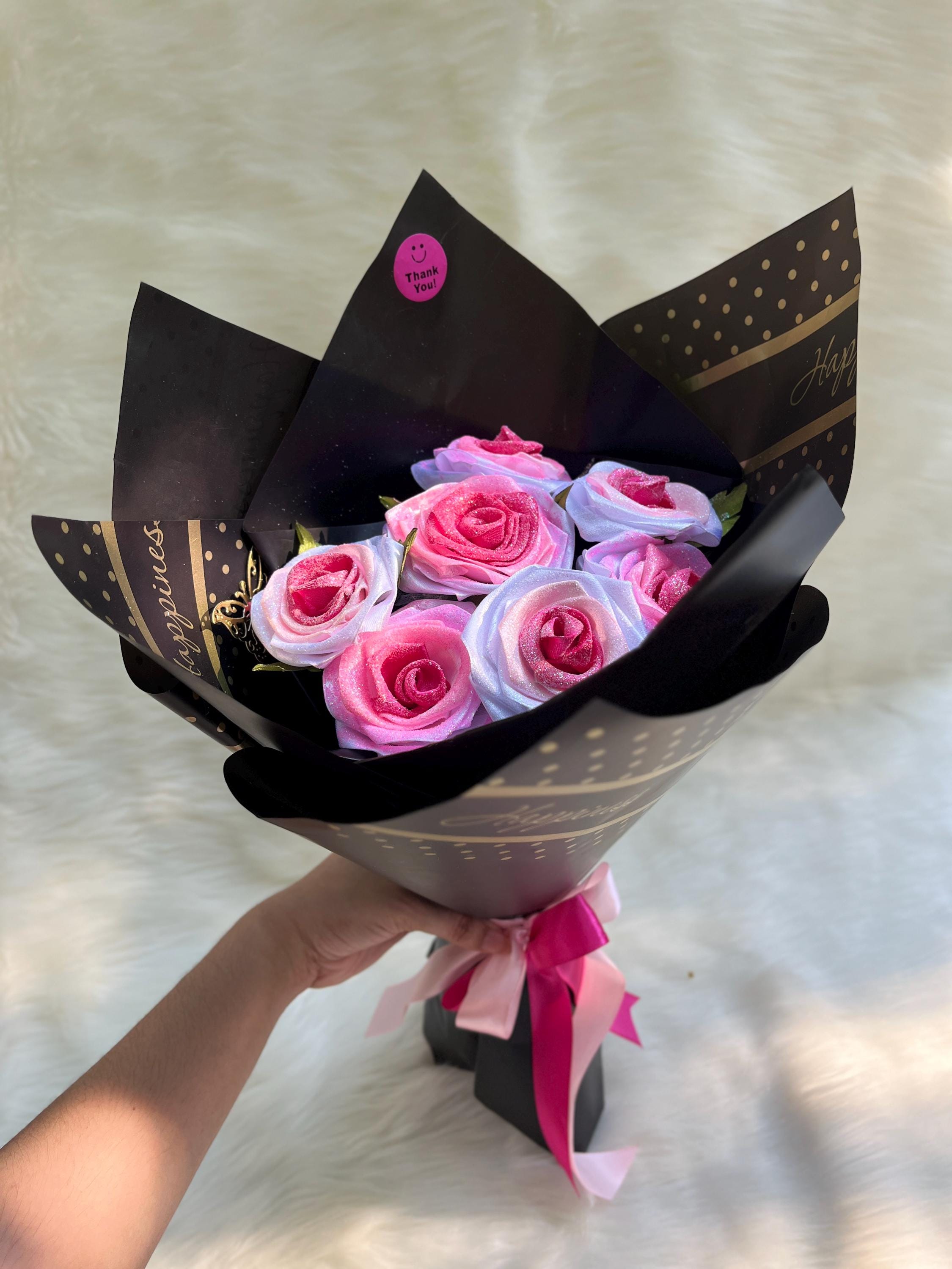 100 Mini Rose In Nastro Di Raso, 15 Mm, Multicolore, Per Fai Da Te, Cucito, Scrapbooking, Decorazioni Matrimoniali E Bomboniere - 4