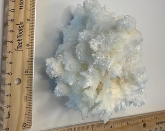 Aragonite Crystal Specimen 589 Grams Natural Mineral Formation