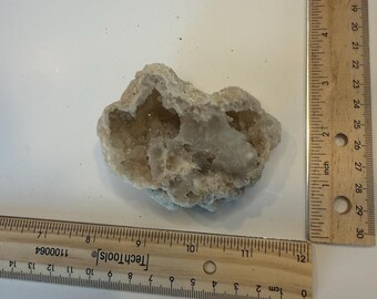 Clear Quartz Geode Crystal Specimen – Natural Formation