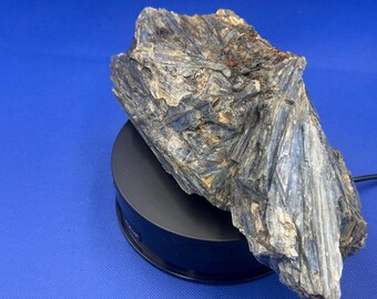 Stabilized Kyanite Specimen: Extraordinary Blue Crystal Cluster