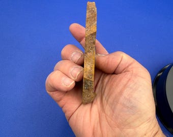 Yellow Jasper Stone with Browns and Blues