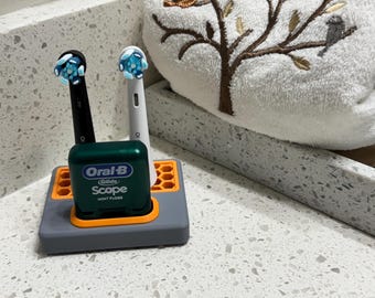 0x2 Soporte para secar cepillos y hilo dental Oral-B IO Hygienic