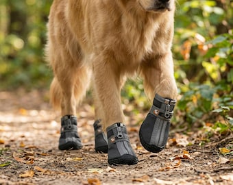 Waterproof Dog Boots, Non-Slip Paw Protectors for Outdoor Adventures