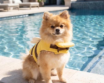 Dog Life Jacket: Buoyant Pet Swim Vest for Pool, Beach Adventures