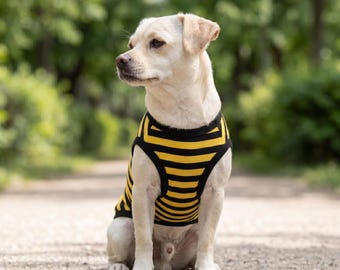 Striped Dog Shirt, Soft Puppy Apparel Vest, Small Dog Outfit, Summer Pet Clothing