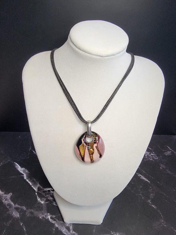 Murano Glass Pendant Necklace from Venice