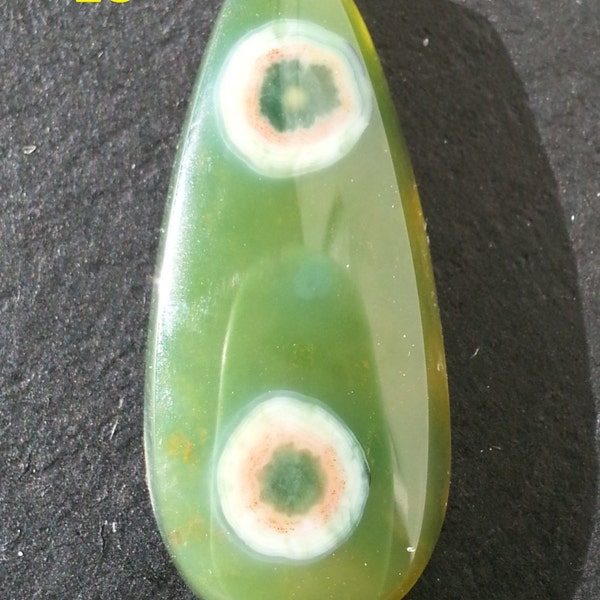 Reserve for Alisa, 2 Ocean jasper cabochons
