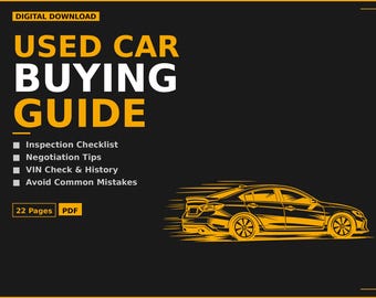 Guía para la compra de autos usados: Lista de verificación de inspección, consejos de negociación (EE. UU.) (Descargar PDF) 2026