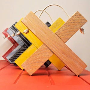 The 8" Luxe Trivet – Benchmade cerused oak and leather